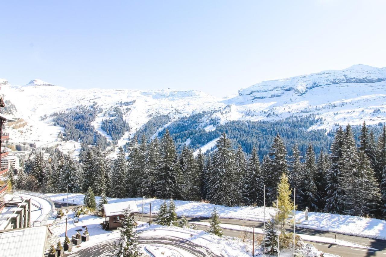 South-Facing Newly Renovated 2-Bed Apartment Les Terrasses D'Eos Flaine Dış mekan fotoğraf