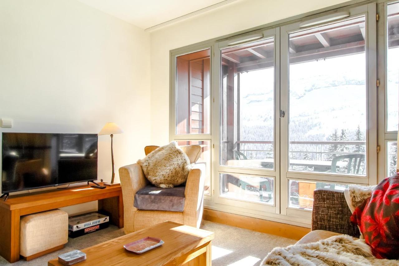South-Facing Newly Renovated 2-Bed Apartment Les Terrasses D'Eos Flaine Dış mekan fotoğraf